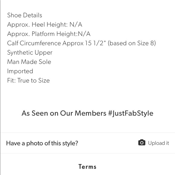 Sold on Mercari Emmy JustFab wedge buckle boots - Picture 7 of 7